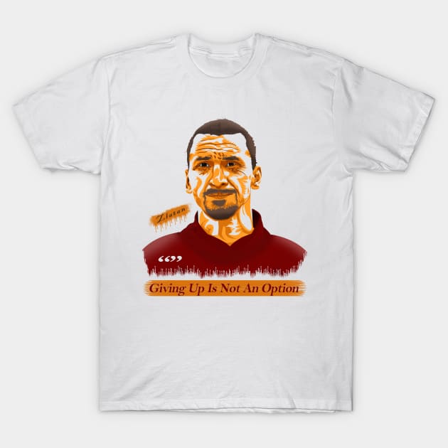 Zlatan Ibrahimovic ( IBRA ) Drawing ( Vector Art Style ) T-Shirt by Ghean